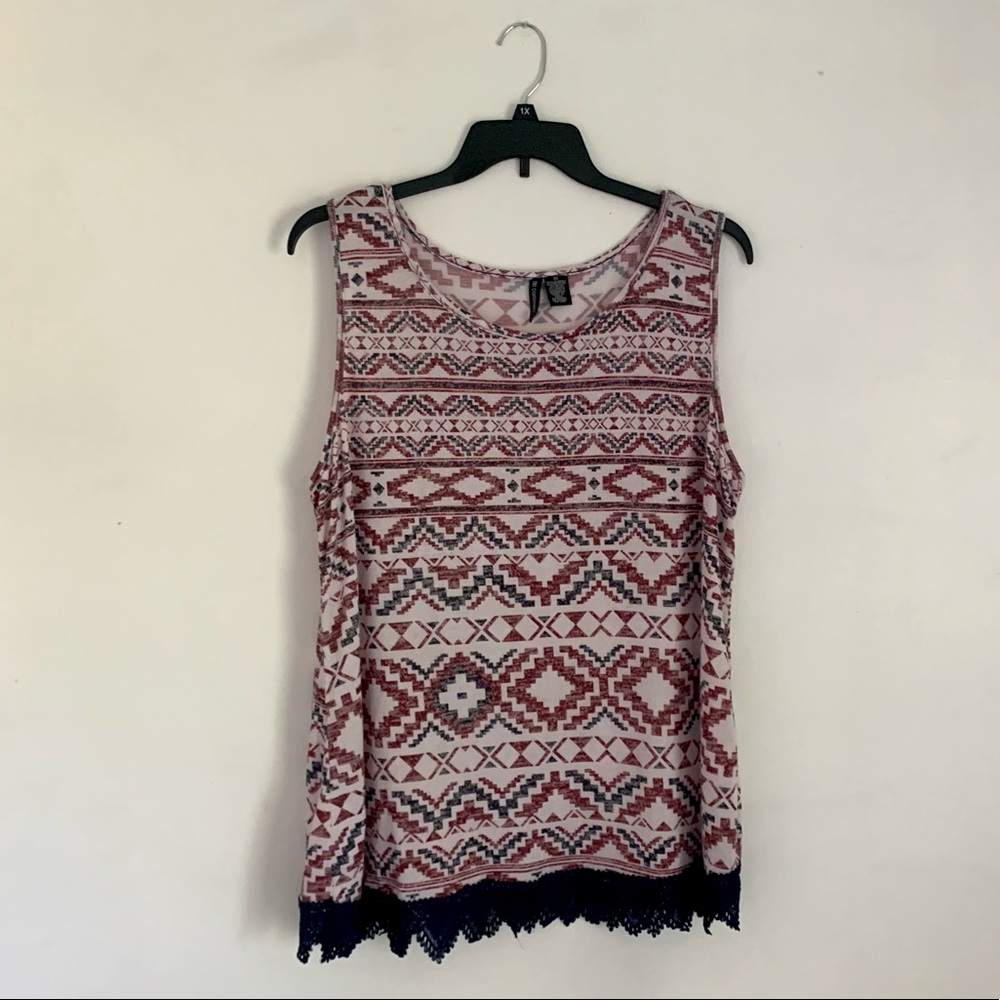 No Comment Plus Knit Sleeveless Sweater Size 3X